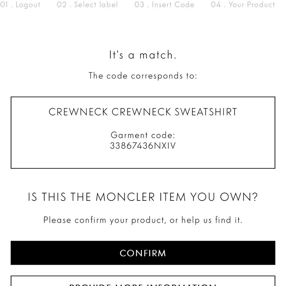 ✨HOST PICK✨
MONCLER CREWNECK SWEATSHIRT
Garment code:
33867436NXIV - Picture 14 of 14